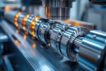 Fototapeta premium Industrial Machinery Closeup