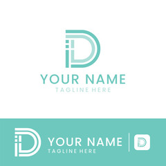 Letter D Logo Design Template