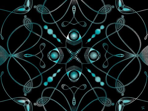 Pulsing Blue