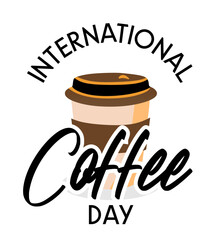 international coffee day with delicious coffee