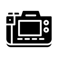 compact camera glyph icon