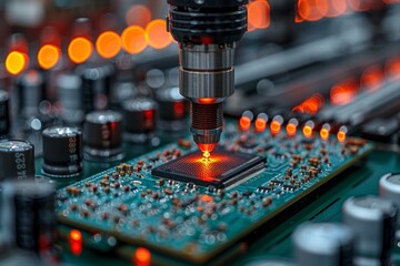 Overview of pcb manufacturing  soldering machines and laser equipment in microcircuit production