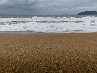 waves on the beach