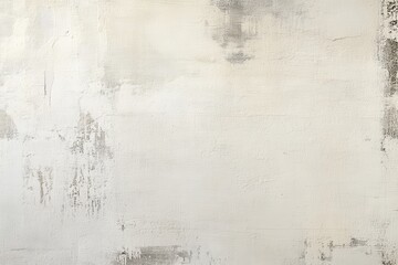 Fototapeta premium White Wall with Cracked Paint and Gray Lines