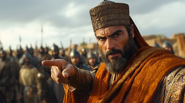 Rei Acabe, &eacute;s tu pertubador de israel, o personagem b&iacute;blico esposo da rainha jezabel, adorador de baal e inimigo de elias e do povo de Deus