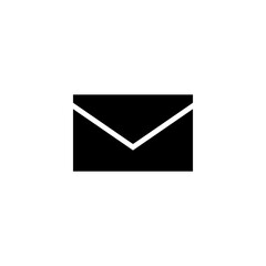 email solid icon design concept