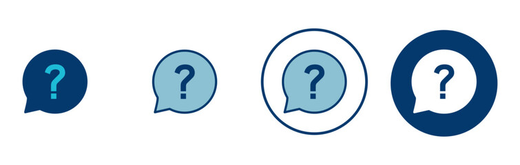 Question Icon vector isolated on white background. Question mark sign. help icon. Faq