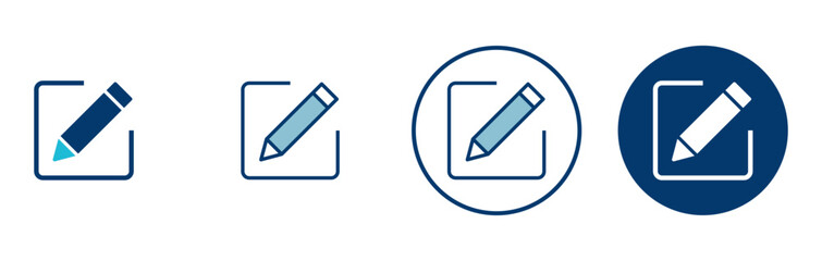 Edit icon vector isolated on white background. Pencil icon. sign up Icon vector. edit text