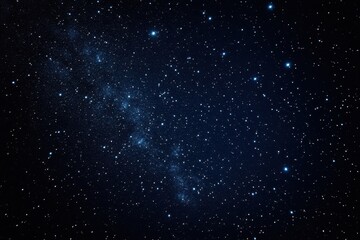 Night Sky with Numerous Stars and a Milky Way Band