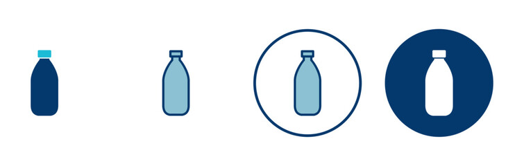 Bottle icon vector isolated on white background. Bottle vector icon