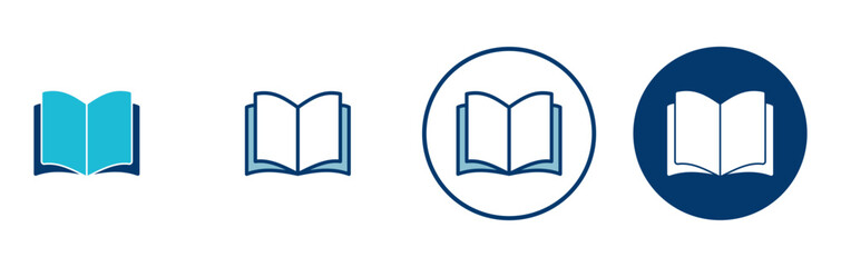 Book icon vector isolated on white background. Book vector icon. ebook icon