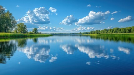 Fototapeta premium Serene Lake Reflection