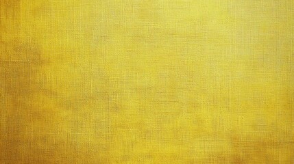 Fototapeta premium A yellow canvas background with a textured surface, offering an artistic feel perfect for creative design projects.