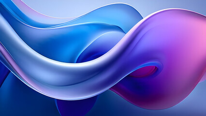 A serene dance of flowing lines, their soft pastel hues blending harmoniously, creating a tranquil and mesmerizing abstract composition