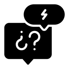 brainstorming glyph icon
