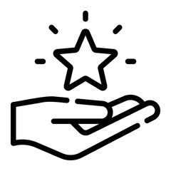 hand line icon