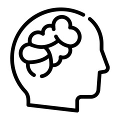 mental line icon