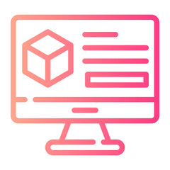computer gradient icon