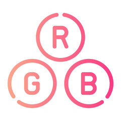 color palette gradient icon