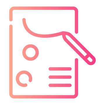 recommend clip art: sketch gradient icon