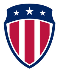 United State Independence Day Element Sticker