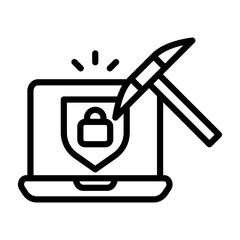 Brute Force Attack Icon