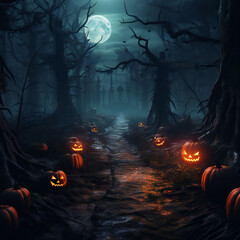 Halloween 3d Elements Isolated for social media post