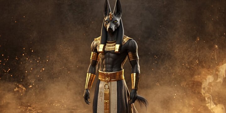 3D animated anubis 