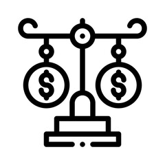 balance line icon