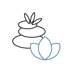 relaxation concept line icon. Simple element illustration. relaxation concept outline symbol design.