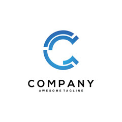Letter C logo design