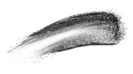 Abstract Black and White Paint Texture - Brush Stroke Design Element