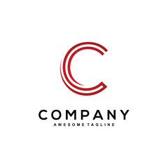 Obraz premium Letter C logo design