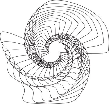 recommend clip art: black and white abstract swirl