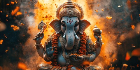 ganesha - elephant headed hindu god