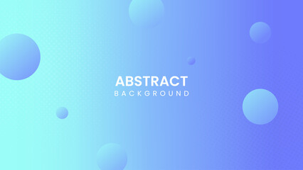 Abstract background circles and halftone illustration with duotones color background