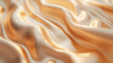 Obraz premium Golden Silk Fabric Texture Background