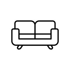 Sofa furniture icon vector design templates simple and modern