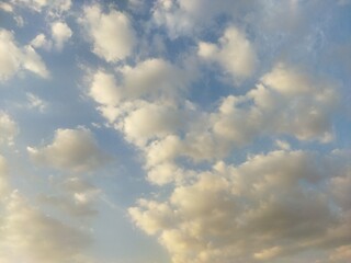 blue sky with clouds