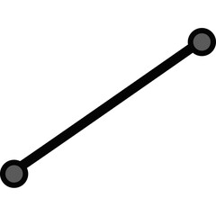 Pointing Line Vector Icon