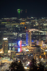 摩耶山より神戸の街並みの夜景