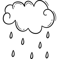 Weather Cloud Condition Hand Drawn