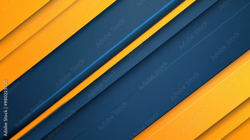 Poster vibrant blue and yellow stripes create a striking, modern backdrop perfect for eyecatching designs a