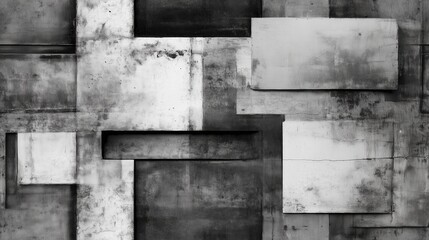 Abstract monochrome geometric texture for modern art posters