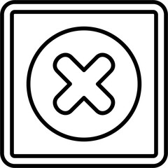 Obraz premium Rejected Icon