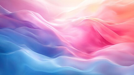 Obraz premium An abstract art piece featuring fluid and vibrant colors that evoke a sense of motion and freedom.