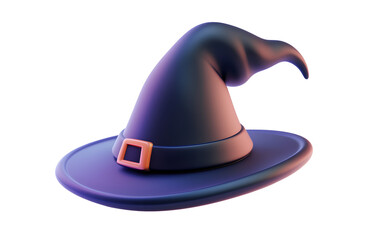 A creative depiction of a whimsical witch hat, perfect for Halloween themes, costume ideas, or magical illustrations.