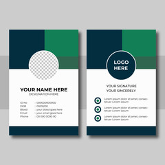 Corporate ID Card Design Template