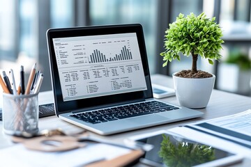 Financial accounting software automating the creation of financial reports like the statement of cash flows