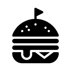 burger glyph icon